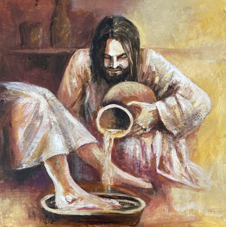 77_Washing Feet, Füße Waschen